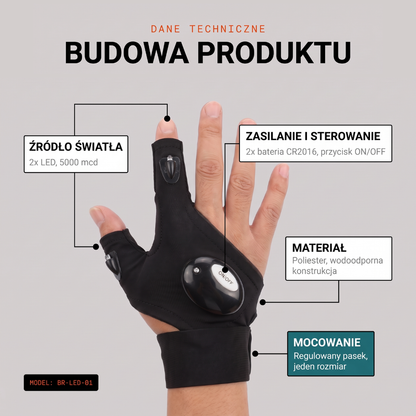 BRIGHTERS™ Rękawice LED